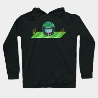 Helmet 2 and Field Dark Green Hoodie